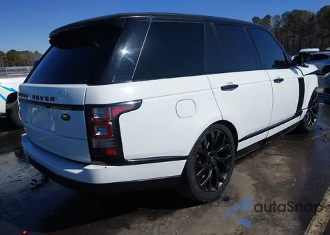 2016 Land Rover Range Rover 5.0L V8 Supercharged Autobiography z USA, uszkodzony, nr VIN SALGV2EF0GA245998